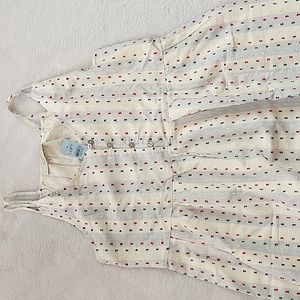 Loft spaghetti strap dress, Red/White/Blue, 6P